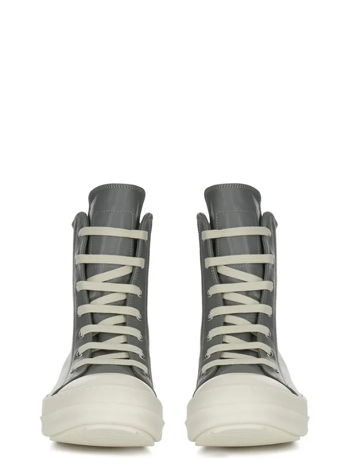 Buty sportowe RICK OWENS FW25 CONCORDIANS z pranej skóry cielęcej w kolorze indygo/mleko/mleko RP02E4890LCO-0611
