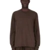 DRKSHDW FW25 CONCORDIANS BLUZA Z OKRĄGŁYM KOŁNIERZEM W KOLORZE CIEMNEGO PYŁU. DU02E7279RIGP-78