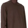 DRKSHDW FW25 CONCORDIANS BLUZA Z OKRĄGŁYM KOŁNIERZEM W KOLORZE CIEMNEGO PYŁU. DU02E7279RIGP-78