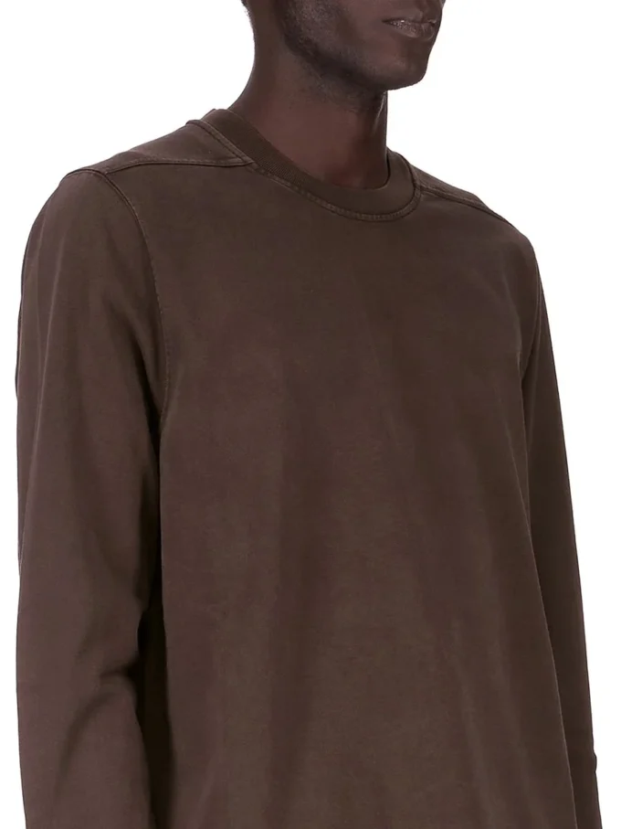 DRKSHDW FW25 CONCORDIANS BLUZA Z OKRĄGŁYM KOŁNIERZEM W KOLORZE CIEMNEGO PYŁU. DU02E7279RIGP-78