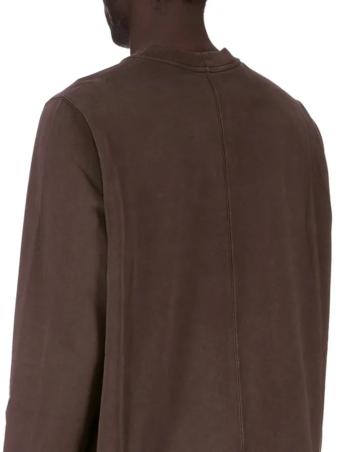 DRKSHDW FW25 CONCORDIANS BLUZA Z OKRĄGŁYM KOŁNIERZEM W KOLORZE CIEMNEGO PYŁU. DU02E7279RIGP-78