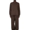 DRKSHDW FW25 CONCORDIANS BLUZA Z OKRĄGŁYM KOŁNIERZEM W KOLORZE CIEMNEGO PYŁU. DU02E7279RIGP-78