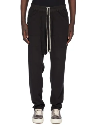 DRKSHDW FW25 CONCORDIANS CLASSIC CARGO DRAWSTRING W CZARNYM KOMPAKTOWYM, CIĘŻKIM KOSZULCE DU02E7370RIG-09