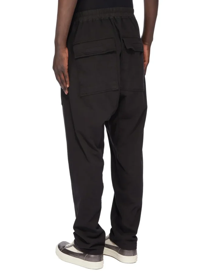 DRKSHDW FW25 CONCORDIANS CLASSIC CARGO DRAWSTRING W CZARNYM KOMPAKTOWYM, CIĘŻKIM KOSZULCE DU02E7370RIG-09