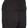DRKSHDW FW25 CONCORDIANS CLASSIC CARGO DRAWSTRING W CZARNYM KOMPAKTOWYM, CIĘŻKIM KOSZULCE DU02E7370RIG-09
