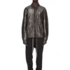 DRKSHDW FW25 CONCORDIANS CLASSIC CARGO DRAWSTRING W CZARNYM KOMPAKTOWYM, CIĘŻKIM KOSZULCE DU02E7370RIG-09