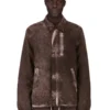 DRKSHDW FW25 CONCORDIANS CONCEALED ZIPFRONT JKT Z BAWEŁNY SZCZOTKOWANEJ DRKDUST. DU02E7775BMO-78