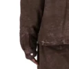 DRKSHDW FW25 CONCORDIANS CONCEALED ZIPFRONT JKT Z BAWEŁNY SZCZOTKOWANEJ DRKDUST. DU02E7775BMO-78
