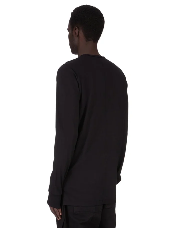 DRKSHDW FW25 CONCORDIANS LEVEL LS T W CZARNYM ŚREDNIM BAWEŁNIANYM KOSZULCE DU02E7260RNEP4-0908