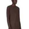 DRKSHDW FW25 CONCORDIANS LS LEVEL T W CIEMNYM PYLE BAWEŁNIANA KOSZULKA Z GAZKI DU02E7260BH-78