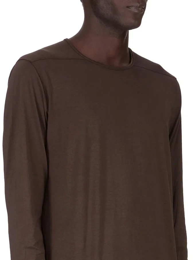 DRKSHDW FW25 CONCORDIANS LS LEVEL T W CIEMNYM PYLE BAWEŁNIANA KOSZULKA Z GAZKI DU02E7260BH-78