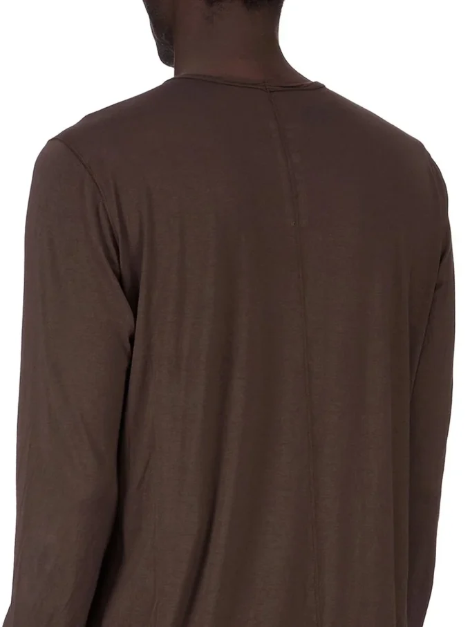 DRKSHDW FW25 CONCORDIANS LS LEVEL T W CIEMNYM PYLE BAWEŁNIANA KOSZULKA Z GAZKI DU02E7260BH-78