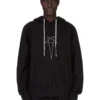 DRKSHDW FW25 CONCORDIANS OVERSIZED HOODIE W KOLORZE CZARNYM/PERŁOWYM FURKA HEAVY SWEATSHIRT DU02E7262FEP3P-0908