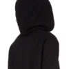 DRKSHDW FW25 CONCORDIANS OVERSIZED HOODIE W KOLORZE CZARNYM/PERŁOWYM FURKA HEAVY SWEATSHIRT DU02E7262FEP3P-0908