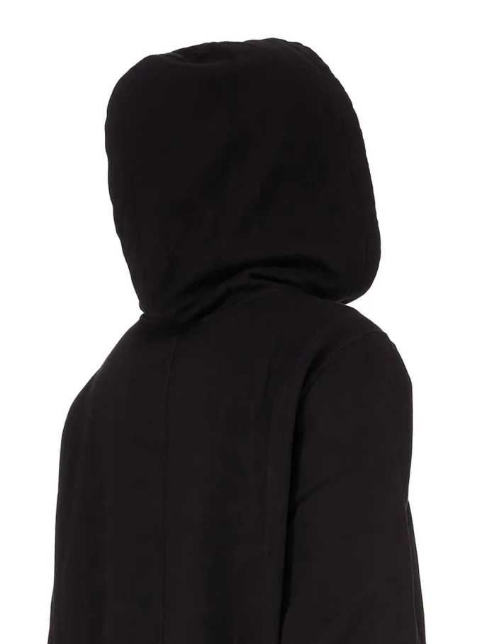 DRKSHDW FW25 CONCORDIANS OVERSIZED HOODIE W KOLORZE CZARNYM/PERŁOWYM FURKA HEAVY SWEATSHIRT DU02E7262FEP3P-0908
