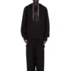 DRKSHDW FW25 CONCORDIANS OVERSIZED HOODIE W KOLORZE CZARNYM/PERŁOWYM FURKA HEAVY SWEATSHIRT DU02E7262FEP3P-0908