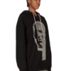 DRKSHDW FW25 CONCORDIANS OVERSIZED HOODIE W KOLORZE CZARNYM/PERŁOWYM SLUP FELPA DS02E7241FSLP1P-0908