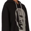 DRKSHDW FW25 CONCORDIANS OVERSIZED HOODIE W KOLORZE CZARNYM/PERŁOWYM SLUP FELPA DS02E7241FSLP1P-0908