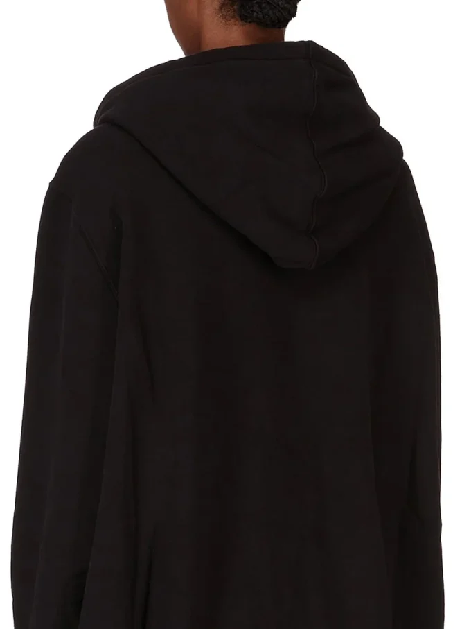 DRKSHDW FW25 CONCORDIANS OVERSIZED HOODIE W KOLORZE CZARNYM/PERŁOWYM SLUP FELPA DS02E7241FSLP1P-0908