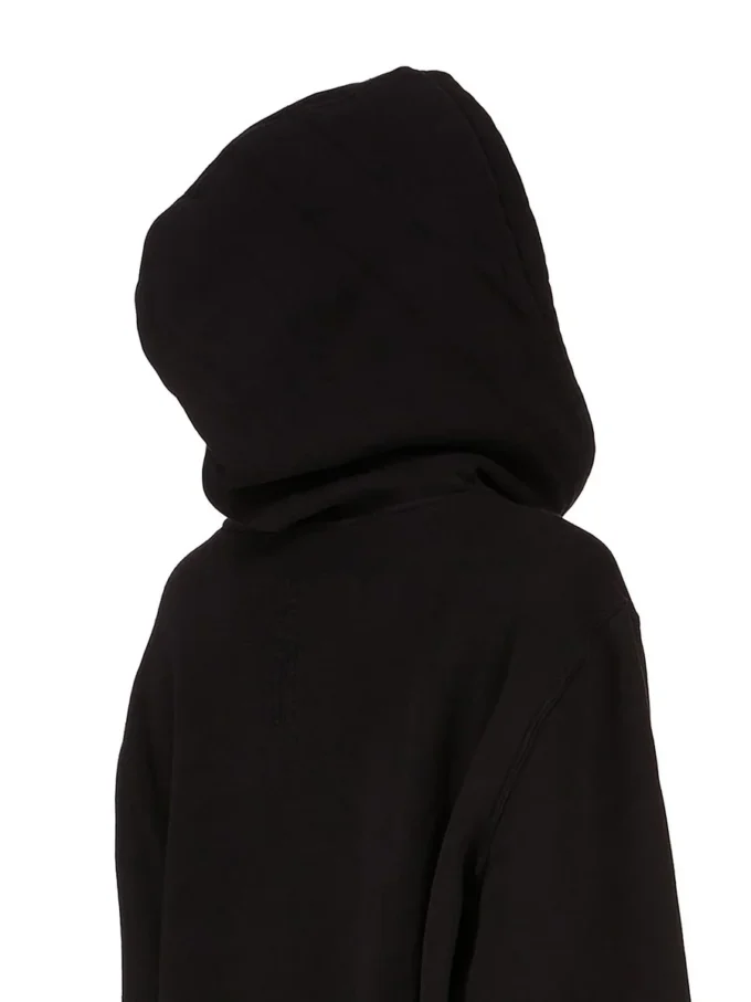 DRKSHDW FW25 CONCORDIANS OVERSIZED HOODIE W KOLORZE CZARNYM/PERŁOWYM SLUP FELPA DS02E7241FSLP1P-0908