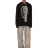 DRKSHDW FW25 CONCORDIANS OVERSIZED HOODIE W KOLORZE CZARNYM/PERŁOWYM SLUP FELPA DS02E7241FSLP1P-0908