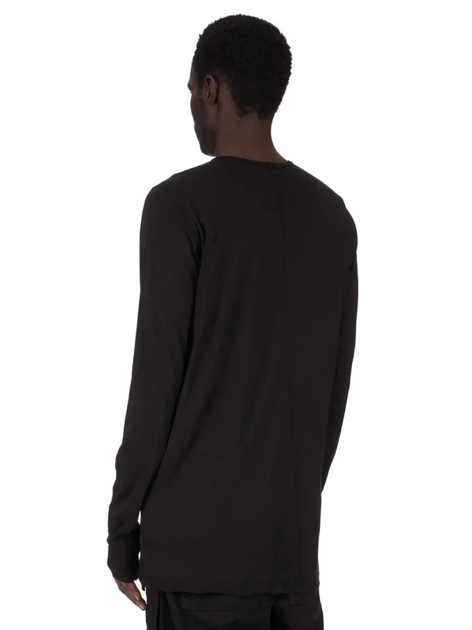 DRKSHDW FW25 CONCORDIANS POZIOM T W CZARNEJ BAWEŁNIANEJ KOSZULCE Z GAZKI DU02E7260BH-09