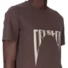 DRKSHDW FW25 CONCORDIANS POZIOM T W KOSZULCE BAWEŁNIANEJ DIRTY DARKDUST/GRUSZKA O ŚREDNIEJ GRUBOŚCI DU02E7250RNEP4P-7808
