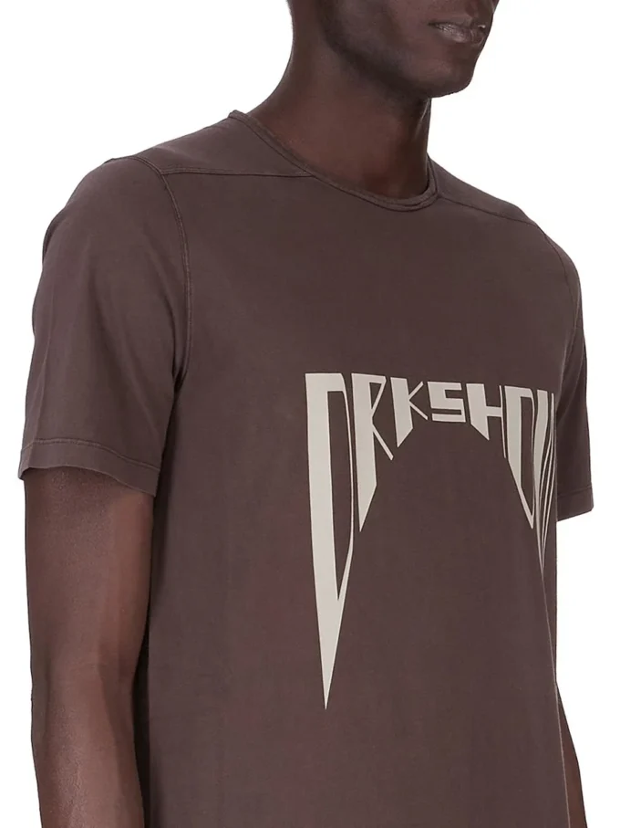 DRKSHDW FW25 CONCORDIANS POZIOM T W KOSZULCE BAWEŁNIANEJ DIRTY DARKDUST/GRUSZKA O ŚREDNIEJ GRUBOŚCI DU02E7250RNEP4P-7808