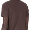 DRKSHDW FW25 CONCORDIANS POZIOM T W KOSZULCE BAWEŁNIANEJ DIRTY DARKDUST/GRUSZKA O ŚREDNIEJ GRUBOŚCI DU02E7250RNEP4P-7808