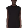 DRKSHDW FW25 CONCORDIANS TARP T-shirt w czarnym bawełnianym żakiecie z gazy DU02E7158BH-09