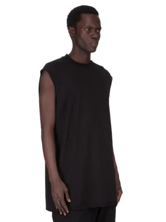 DRKSHDW FW25 CONCORDIANS TARP T-shirt w czarnym bawełnianym żakiecie z gazy DU02E7158BH-09