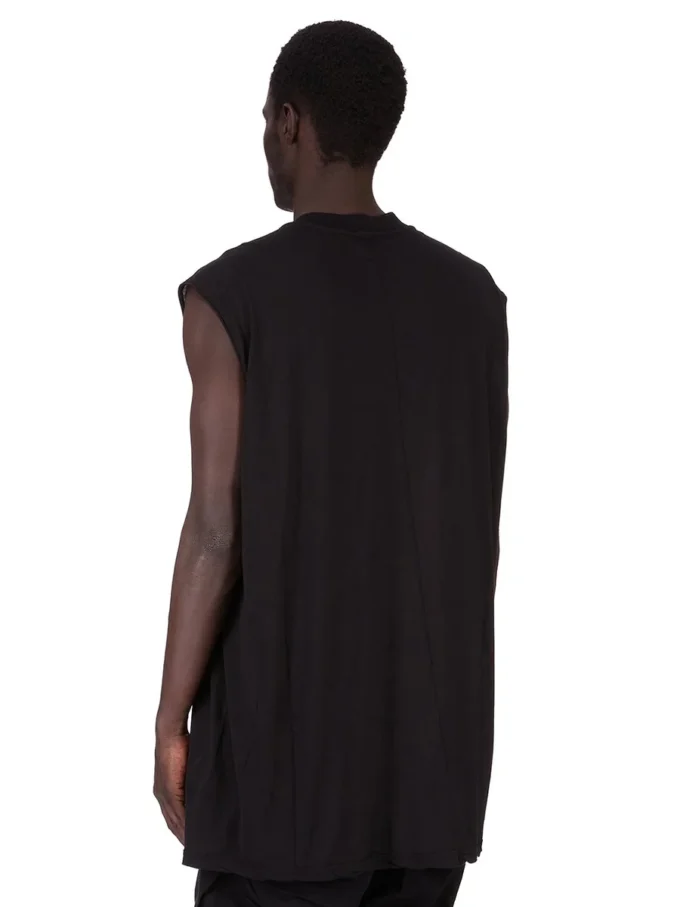 DRKSHDW FW25 CONCORDIANS TARP T-shirt w czarnym bawełnianym żakiecie z gazy DU02E7158BH-09