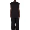 DRKSHDW FW25 CONCORDIANS TARP T-shirt w czarnym bawełnianym żakiecie z gazy DU02E7158BH-09
