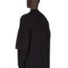 DRKSHDW FW25 CONCORDIANS TOMMY HUSTLER BLUZA W CZARNYM PODWÓJNIE SZCZOTKOWANYM KOSZULCE DU02E7266JDB-09