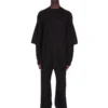 DRKSHDW FW25 CONCORDIANS TOMMY HUSTLER BLUZA W CZARNYM PODWÓJNIE SZCZOTKOWANYM KOSZULCE DU02E7266JDB-09
