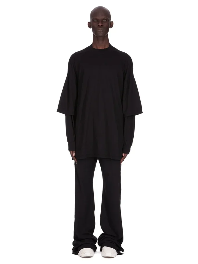 DRKSHDW FW25 CONCORDIANS TOMMY HUSTLER BLUZA W CZARNYM PODWÓJNIE SZCZOTKOWANYM KOSZULCE DU02E7266JDB-09