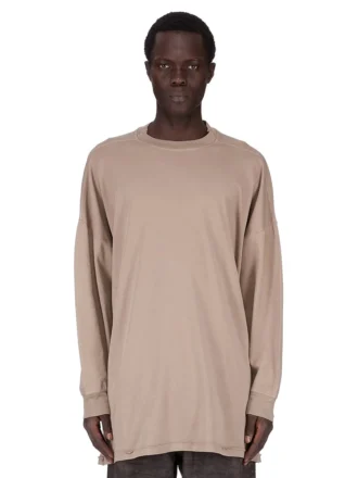 DRKSHDW FW25 CONCORDIANS TOMMY LS SWEAT W KOSZULCE Z PODWÓJNIE SZCZOTKOWANYM KOSZULKĄ DIRTY PEARL DU02E7292JDBP-88