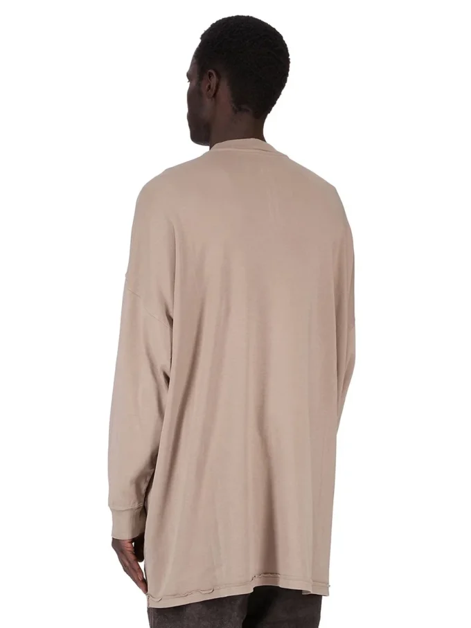 DRKSHDW FW25 CONCORDIANS TOMMY LS SWEAT W KOSZULCE Z PODWÓJNIE SZCZOTKOWANYM KOSZULKĄ DIRTY PEARL DU02E7292JDBP-88