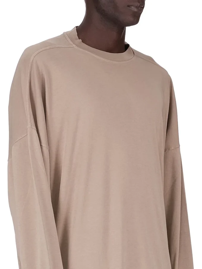 DRKSHDW FW25 CONCORDIANS TOMMY LS SWEAT W KOSZULCE Z PODWÓJNIE SZCZOTKOWANYM KOSZULKĄ DIRTY PEARL DU02E7292JDBP-88
