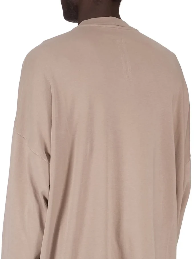 DRKSHDW FW25 CONCORDIANS TOMMY LS SWEAT W KOSZULCE Z PODWÓJNIE SZCZOTKOWANYM KOSZULKĄ DIRTY PEARL DU02E7292JDBP-88