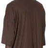 DRKSHDW FW25 CONCORDIANS TOMMY T W CIEMNYM PYLE BAWEŁNIANA KOSZULKA Z GAZETKI DU02E7259BH-78