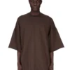 DRKSHDW FW25 CONCORDIANS TOMMY T W CIEMNYM PYLE KOMPAKTOWY, CIĘŻKI JERSEY DU02E7259RIG-78