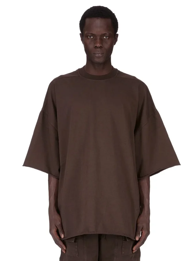 DRKSHDW FW25 CONCORDIANS TOMMY T W CIEMNYM PYLE KOMPAKTOWY, CIĘŻKI JERSEY DU02E7259RIG-78