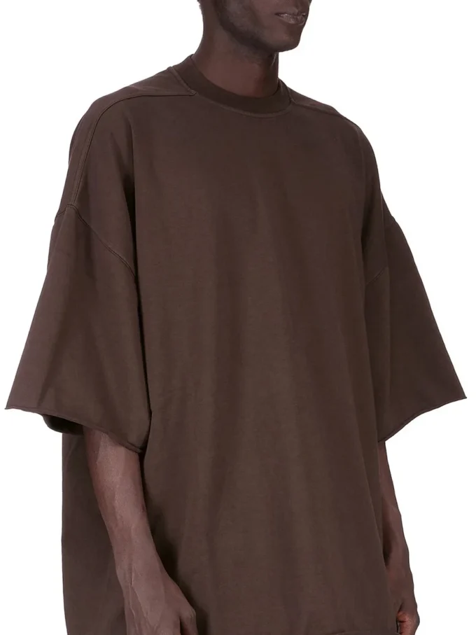 DRKSHDW FW25 CONCORDIANS TOMMY T W CIEMNYM PYLE KOMPAKTOWY, CIĘŻKI JERSEY DU02E7259RIG-78