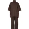 DRKSHDW FW25 CONCORDIANS TOMMY T W CIEMNYM PYLE KOMPAKTOWY, CIĘŻKI JERSEY DU02E7259RIG-78