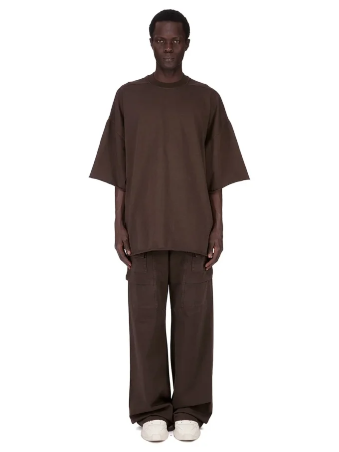 DRKSHDW FW25 CONCORDIANS TOMMY T W CIEMNYM PYLE KOMPAKTOWY, CIĘŻKI JERSEY DU02E7259RIG-78