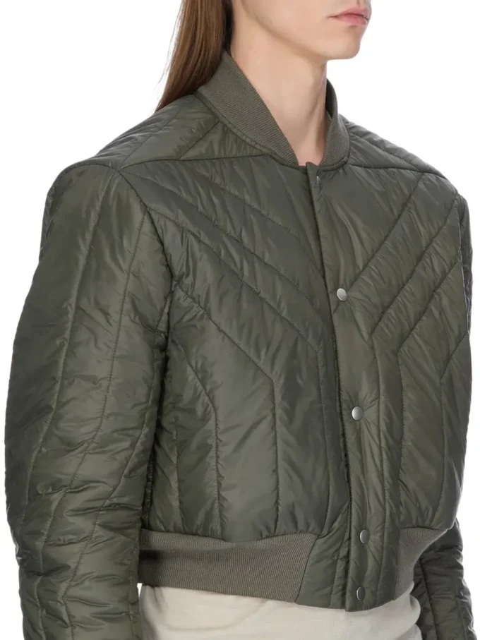 Kurtka lotnicza Ricka Owensa FW25 Concordians z pikowanego nylonu BOSCO LIGHT. RU02E1727NPT1-25