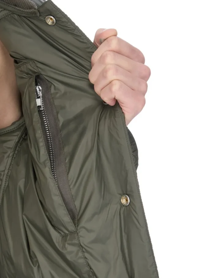 Kurtka lotnicza Ricka Owensa FW25 Concordians z pikowanego nylonu BOSCO LIGHT. RU02E1727NPT1-25