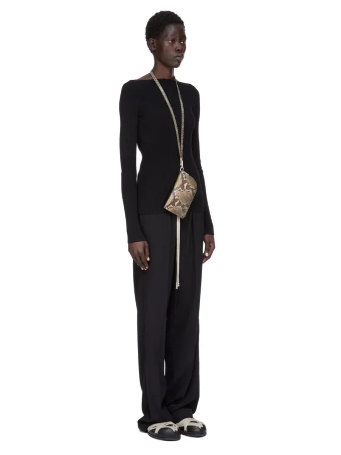 RICK OWENS – AKCESORIA RA02E0711LPY-25