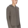 RICK OWENS BLUZA Z KAPTUREM NA ZAMEK FW25 CONCORDIANS PRECOLLECTION Z KASZMIROWEGO DZIANINY DUST LAS PALMAS. RU02E1666KLWS-34